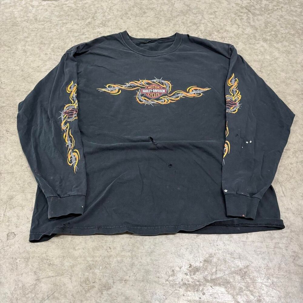 Harley-davidson Men's Black T-shirt